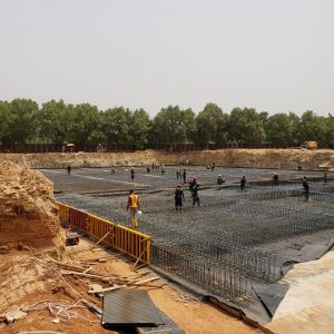 Foundation waterproofing at the National Assembly Complex Extension (1)